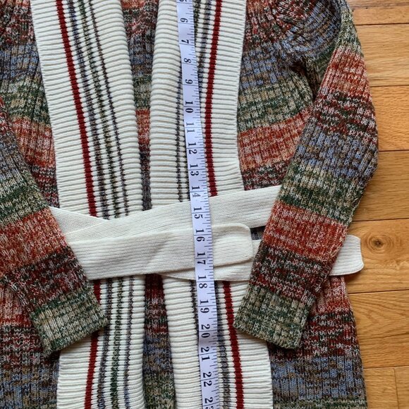 Biba Multicolor Knit Belted Cardigan – Size M - Picture 6 of 9